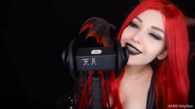 ASMR KittyKlaw lewd Demon Ear Licking Patreon Video XXBRITS