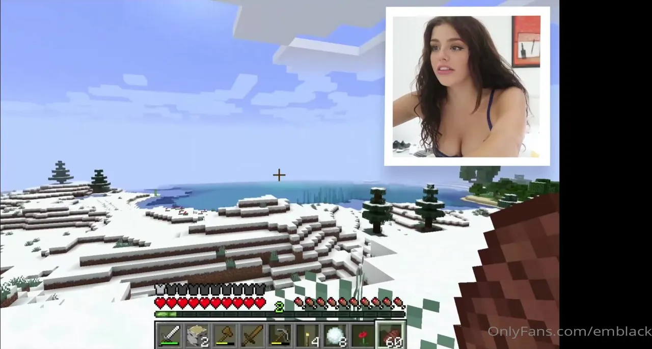 1280px x 685px - Emily Black Playing Minecraft Topless - XXBRITS